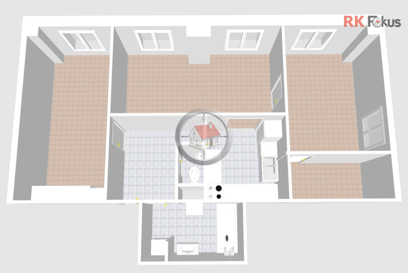 Pronájem bytu 3+kk Družstevní, Třebíč