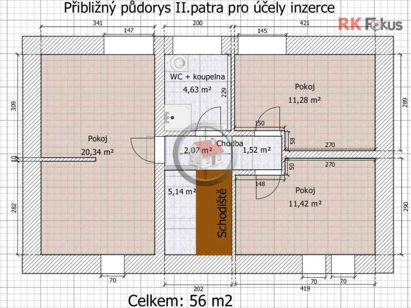 Prodej novostavby RD 5+kk. Radostín nad Oslavou