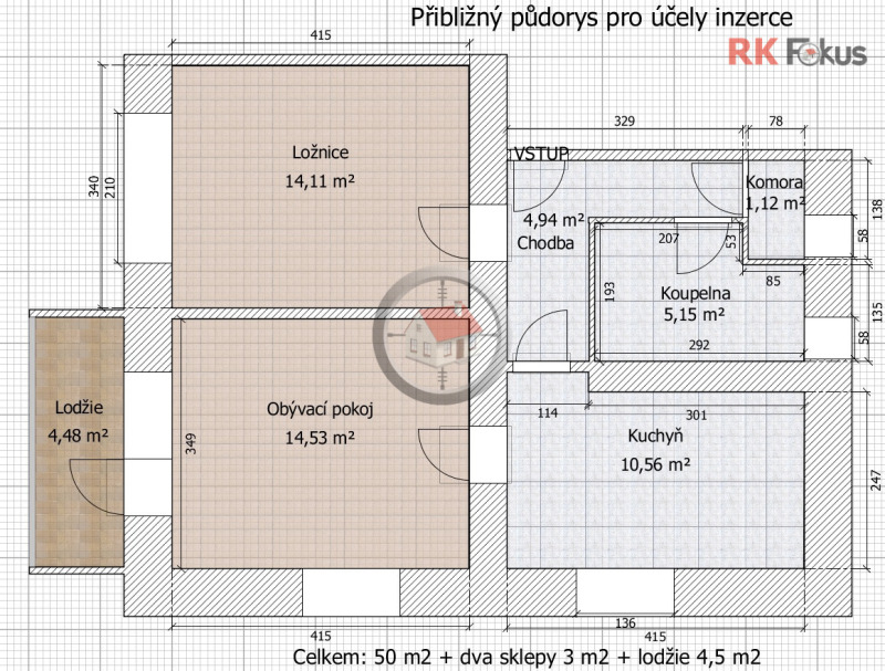 Prodej bytu 2+1 Revoluční, Žďár nad Sázavou